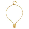 Wholesale Pendant Necklace Copper Mixed Gem Inlay Geometric Retro Style Electroplating