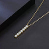 Wholesale Pendant Necklace Fashion Geometric 925 Silver Electroplated Zircon Jewelry