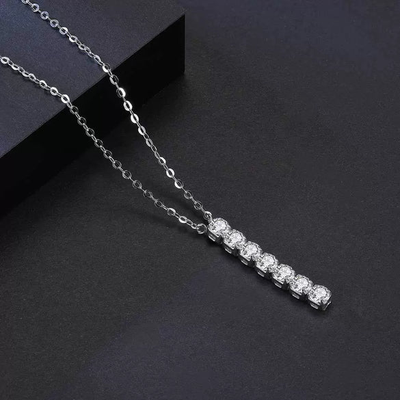 Wholesale Pendant Necklace Fashion Geometric 925 Silver Electroplated Zircon Jewelry