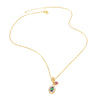 Wholesale Pendant Necklace Geometric Copper 18K Gold Plated Clavicle Chain Minimalist Style