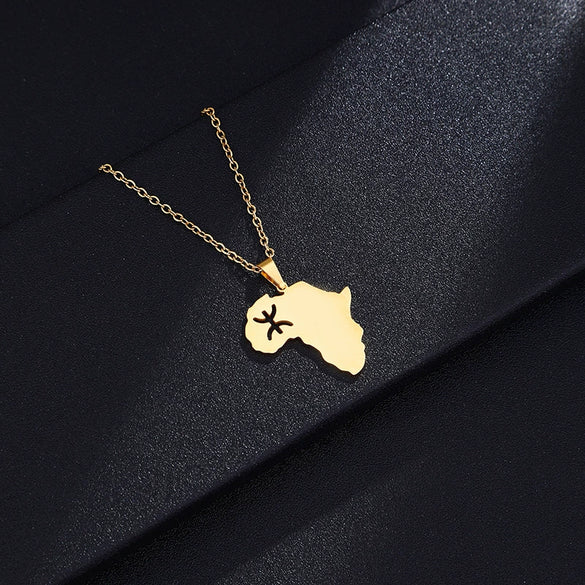 Wholesale Pendant Necklace Geometric Stainless Steel Electroplating Unisex