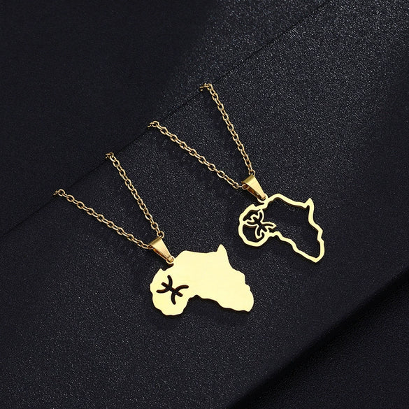 Wholesale Pendant Necklace Geometric Stainless Steel Electroplating Unisex