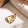 Wholesale Pendant Necklace Gold Plated Copper Geometric Style For Women