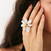 Wholesale Pendant Necklace Imitation Pearl Flower Handmade