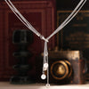 Wholesale Pendant Necklace Imitation Pearl Stainless Steel Geometric Style Electroplating For Women