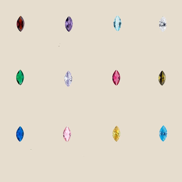 Wholesale Pendant Necklace Organic Glass Marquise Zircon Copper Ochain Electroplating Geometric Fashion Unisex
