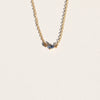 Wholesale Pendant Necklace Organic Glass Marquise Zircon Copper Ochain Electroplating Geometric Fashion Unisex