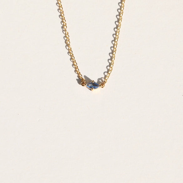 Wholesale Pendant Necklace Organic Glass Marquise Zircon Copper Ochain Electroplating Geometric Fashion Unisex