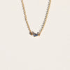 Wholesale Pendant Necklace Organic Glass Marquise Zircon Copper Ochain Electroplating Geometric Fashion Unisex