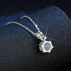 Wholesale Pendant Necklace S925 Sterling Silver Moissanite The Crown Pattern Women's Classic Six Claw Style