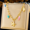 Wholesale Pendant Necklace Stainless Steel Animal Zodiac Style Electroplated