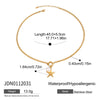 Wholesale Pendant Necklace Stainless Steel Geometric Electroplating French Retro Minimalist For Women