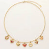 Wholesale Pendant Necklace Stainless Steel Geometric Furnace Vacuum Electroplated 18K Gold
