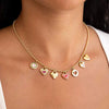 Wholesale Pendant Necklace Stainless Steel Geometric Furnace Vacuum Plated 18K Gold