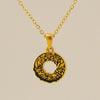Wholesale Pendant Necklace Stainless Steel Gold Plated Letter Pattern For Unisex