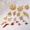 Wholesale Pendant Necklace 316L Stainless Steel 18K Gold Plated Electroplating Exaggerated Fashion Style