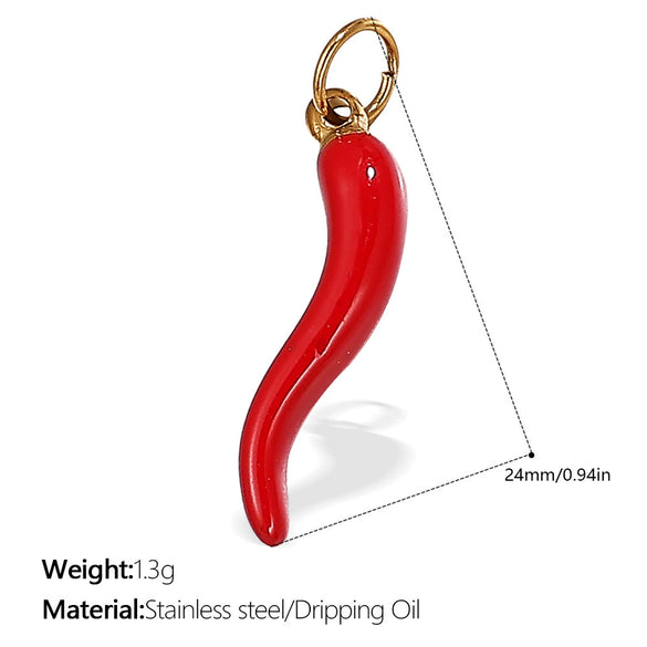 Wholesale Pendant Necklace 316L Stainless Steel 18K Gold Plated Electroplating Exaggerated Fashion Style
