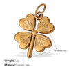 Wholesale Pendant Necklace 316L Stainless Steel 18K Gold Plated Electroplating Exaggerated Fashion Style