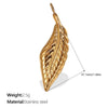 Wholesale Pendant Necklace 316L Stainless Steel 18K Gold Plated Electroplating Exaggerated Fashion Style