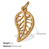 Wholesale Pendant Necklace 316L Stainless Steel 18K Gold Plated Electroplating Exaggerated Fashion Style