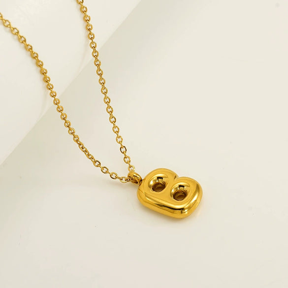 Wholesale Pendant Necklace Stainless Steel Titanium Steel Cross Chain With Letter Pattern Polishing Style For Unisex