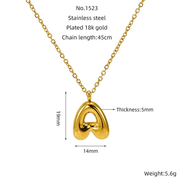 Wholesale Pendant Necklace Stainless Steel Titanium Steel Cross Chain With Letter Pattern Polishing Style For Unisex