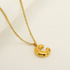 Wholesale Pendant Necklace Stainless Steel Titanium Steel Cross Chain With Letter Pattern Polishing Style For Unisex