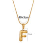 Wholesale Pendant Necklace Stainless Steel Titanium Steel Geometric Letter Pattern Polished