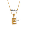 Wholesale Pendant Necklace Stainless Steel Titanium Steel Geometric Letter Pattern Polished