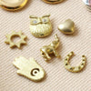 Wholesale Pendant Necklace Stainless Steel Titanium Steel Geometric Oval Owl Hand Palm Elephant Horseshoe Electroplating Ochain
