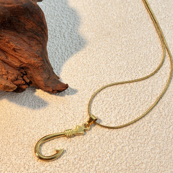 Wholesale Pendant Necklace Stainless Steel Titanium Steel U Shaped Retro Electroplated Versatile Jewelry Unisex