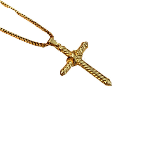 Wholesale Pendant Necklace Stainless Steel Titanium Steel Ushaped Retro Minimalist Electroplating Jewelry Unisex