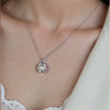 Wholesale Pendant Necklace 925 Sterling Silver Natural Gem Freshwater Pearl Geometric U Shaped 18K Gold Plated For Women
