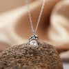 Wholesale Pendant Necklace 925 Sterling Silver Natural Gem Freshwater Pearl Geometric U Shaped 18K Gold Plated For Women