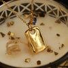 Wholesale Pendant Necklace Titanium Steel Geometric French Retro Electroplating O Chain For Women