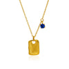 Wholesale Pendant Necklace Titanium Steel Geometric French Retro Electroplating O Chain For Women