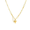 Wholesale Pendant Necklace 316L Stainless Steel Heart Shape Electroplating Simple Style For Women