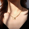 Wholesale Pendant Necklace 316L Stainless Steel Heart Shape Electroplating Simple Style For Women