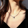 Wholesale Pendant Necklace 316L Stainless Steel Heart Shape Electroplating Simple Style For Women