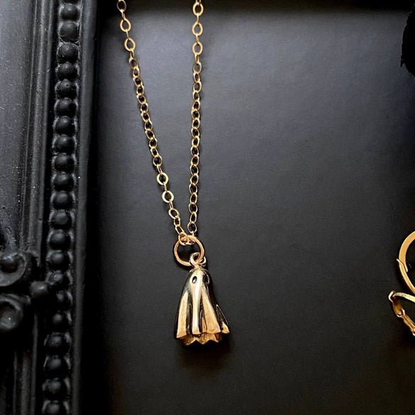 Wholesale Pendant Necklace Titanium Steel Stainless Steel Plating Small Ghost Pendant Fashion Cartoon Character Accessories