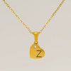 Wholesale Pendant Necklace Titanium Steel Stainless Steel With Letters Numbers Text Pattern 18K Gold Plated