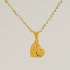 Wholesale Pendant Necklace Titanium Steel Stainless Steel With Letters Numbers Text Pattern 18K Gold Plated