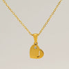 Wholesale Pendant Necklace Titanium Steel Stainless Steel With Letters Numbers Text Pattern 18K Gold Plated