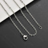 Wholesale Pendant Necklace With O Chain Stainless Steel Titanium Steel Geometric Electroplated
