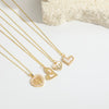 Wholesale Pendant Necklace Women's Copper Heartshaped Geometric Style Electroplating Mixed Gemstone Setting O Chain