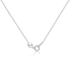 Wholesale Pendant Necklace Women's S925 Sterling Silver Pearl Geometric Electroplated Platinum 18K Gold Style