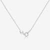 Wholesale Pendant Necklace Women's S925 Sterling Silver Pearl Geometric Electroplated Platinum 18K Gold Style