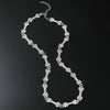 Wholesale Pendant Necklace Zinc Alloy Hiphop Geometric Diamondencrusted Bone Style