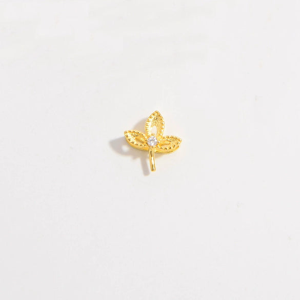 Wholesale Pendant S925 Silver Goldplated Ancient Craft Triangle Pattern Hollow Pearl Buckle Hetian Jade