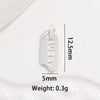 Wholesale Pendant S925 Sterling Silver Geometric Retro Style Electroplated